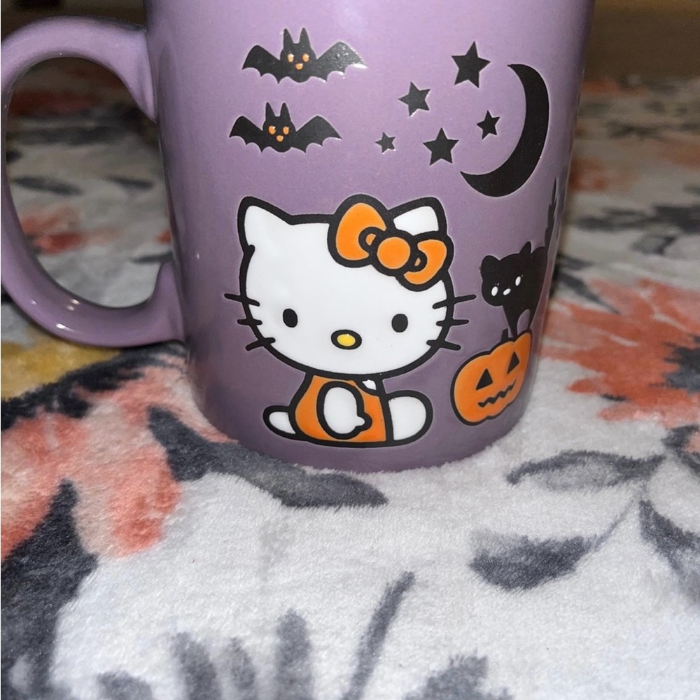 Hello Kitty Purple Halloween Mug